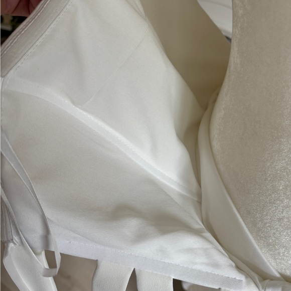 La Femme Strapless Evening Dress in White 27035 - Picture 13 of 13